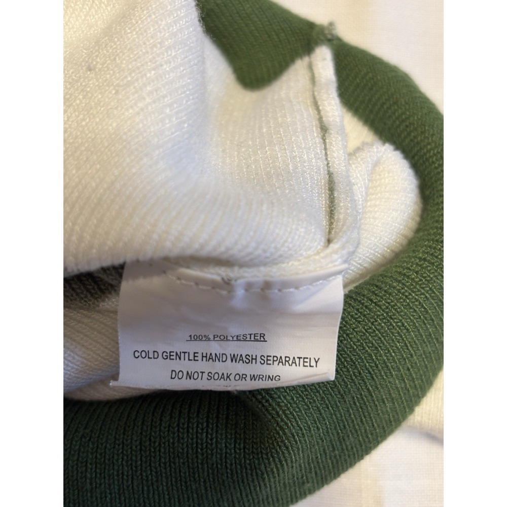 Here Comes The Sun Women's Green & White Striped Bodycon Peekaboo Dress Medium - Picture 5 of 15